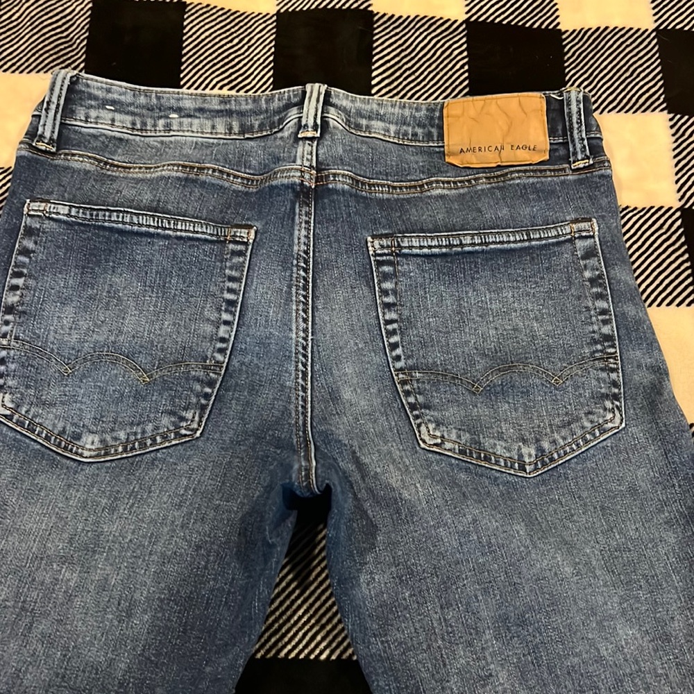 American Eagle next level jeans.